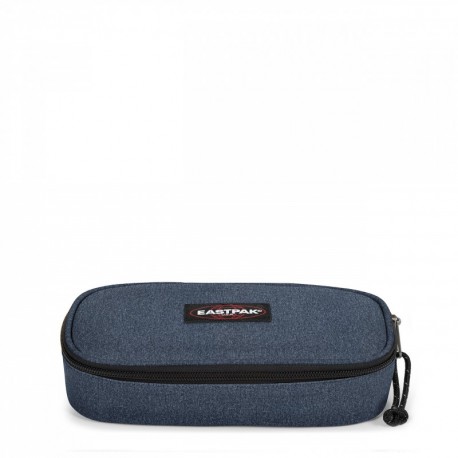 Eastpak Oval Single Estuche, 22 cm, Azul Double Denim 