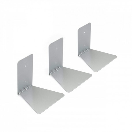 Umbra 330639-560, Estante invisible de metal, plateado, 12,7 x 12,7 x 14 cm, pack de 3 unidades