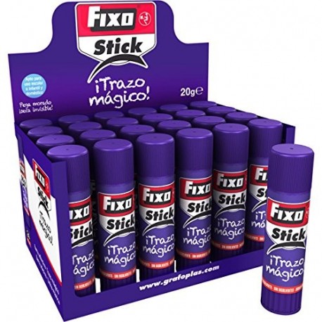 Fixo Stick 00020535－Caja de 24 barras de pegamento Trazo Mágico de 20g