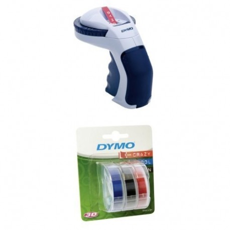 Pack Dymo - Dymo Omega Ruban - Impresora de etiquetas etiquetas de 9 mm + Cintas para impresoras de etiquetas DYMO 3D label