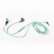 Fresh ‘n Rebel Lace Earbuds - Auriculares In-Ear con Cable Integrado de Control Remoto y Micrófono, Verde