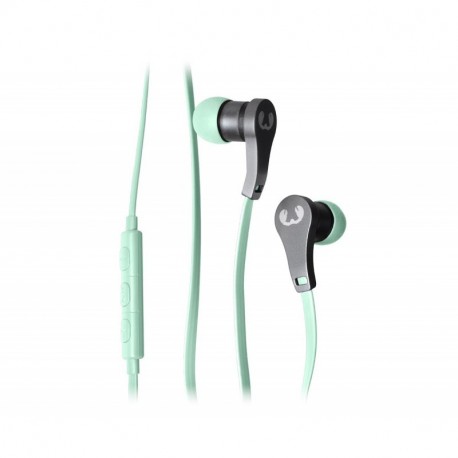 Fresh ‘n Rebel Lace Earbuds - Auriculares In-Ear con Cable Integrado de Control Remoto y Micrófono, Verde