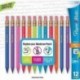 Paper Mate Paper Mate Mates 1.3mm l¨¢pices mec¨¢nicos, 12 l¨¢pices mec¨¢nicos de barril de color