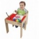 Little Helper FunStation - Mesa, silla y crayones mágicos, color rojo