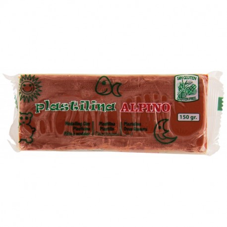 Alpino DP000078 - Plastilina, color marrón