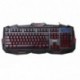 Marvo K400 - Teclado Multimedia para Gaming con retroiluminación QWERTY Inglés Color Negro