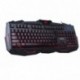 Marvo K400 - Teclado Multimedia para Gaming con retroiluminación QWERTY Inglés Color Negro