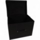 Neusu Resistente Caja de Almacenaje Plegable, Tamaño Grande 42x31x31cm, Negro