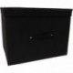 Neusu Resistente Caja de Almacenaje Plegable, Tamaño Grande 42x31x31cm, Negro