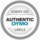Dymo 1868806 - Cinta de nylon adecuado para XTL marcadores de cable, 12 mm x 5.5 m, color negro y blanco