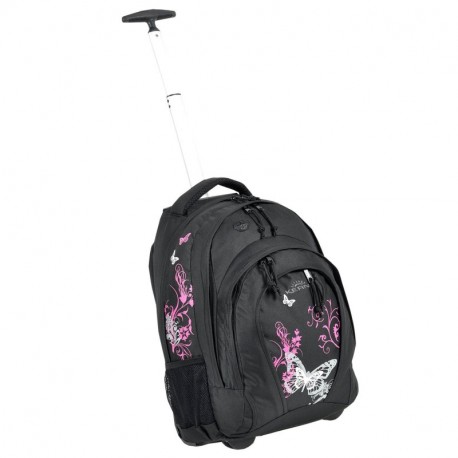 Mochila con Bestway mochila escolar para niñas/niños trolley Varios diseños por ejemplo Flower Butterfly Dragon – 33 litros S