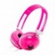 Rockpapa Estéreo Ajustable Star Niñas Niños Adultos Kids Auriculares, Suave Almohadillas, Graves Profundos para MP3/4 DVD, iP