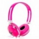 Rockpapa Estéreo Ajustable Star Niñas Niños Adultos Kids Auriculares, Suave Almohadillas, Graves Profundos para MP3/4 DVD, iP