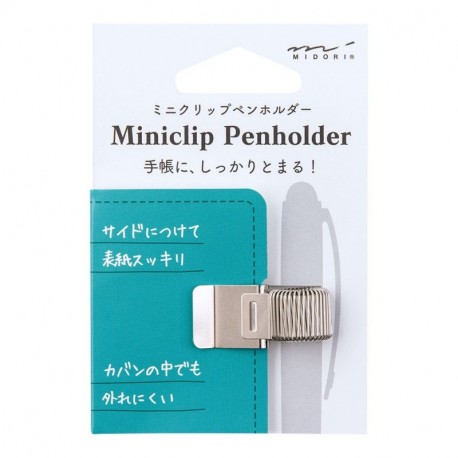 Midori 82220006 - Porta bolígrafo, color plateado