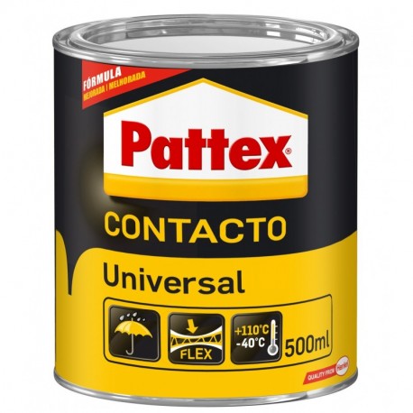 Pattex Cola de contacto universal instantánea multiusos, a prueba de agua, 500ml