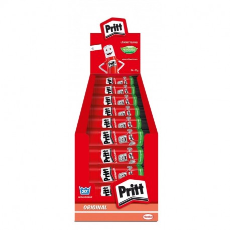 Pantalla Pritt PKS22 pluma de cartón con 24 pegamento original, se pega un 22 g