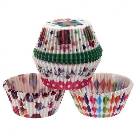 TOOGOO R Moldes Papel Copa de Horneado 100pcs para Magdalenas Pastel Tarta Cupcakes