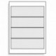 Universal – Etiquetas para archivadores anchos 190 x 61 mm 400 etiquetas adhesivas para espalda Blanco imprimibles – 100 DIN