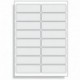 Universal etiquetas 99,1 x 33,9 mm, 1600 etiquetas en blanco blanco esquinas redondas a DIN A4 arco – 99,1 x 33,9 Labels auto