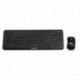 Tacens Anima ACPW1 - Pack teclado y ratón teclado QWERTY español, teclas extraíbles y multimedia y ratón con sensor óptico, 