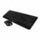 Tacens Anima ACPW1 - Pack teclado y ratón teclado QWERTY español, teclas extraíbles y multimedia y ratón con sensor óptico, 