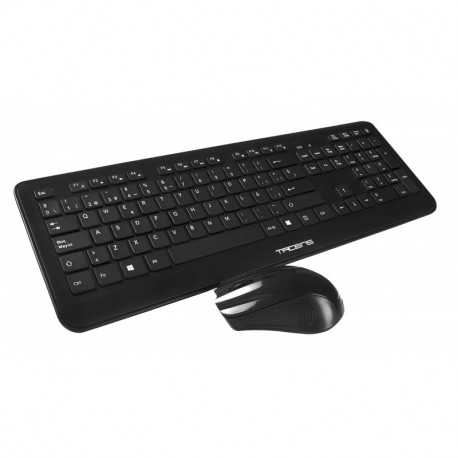 Tacens Anima ACPW1 - Pack teclado y ratón teclado QWERTY español, teclas extraíbles y multimedia y ratón con sensor óptico, 