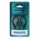 Philips SHS3300BK - Auriculares In-Ear con Clip Gancho D Flex ergonómico , Negro