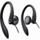 Philips SHS3300BK - Auriculares In-Ear con Clip Gancho D Flex ergonómico , Negro