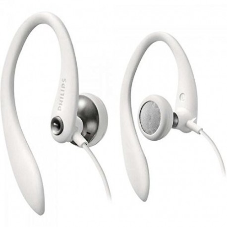 Philips SHS3300WT/10 - Auriculares Deportivos, Color Blanco