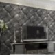 HANMERO® Murales decorativos pared 3D papel pintado imitación cuero vinilos papel de pared dormitorios/salón/hotel/ fondo de 