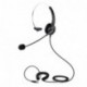 Auriculares para teléfonos IP de Cisco, PChero® 6 pies manos libres call center cancelación de ruido con cable mono 4-Pin Aur