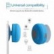 Neuftech Altavoz Bluetooth 3.0 Impermeable Sonido estéreo con Ventosa para Ducha Piscina etc,Azul