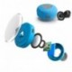 Neuftech Altavoz Bluetooth 3.0 Impermeable Sonido estéreo con Ventosa para Ducha Piscina etc,Azul