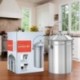 Acero inoxidable Recipiente de Compost para hogar, 4,9 Litros - por Utopia Kitchen