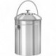 Acero inoxidable Recipiente de Compost para hogar, 4,9 Litros - por Utopia Kitchen