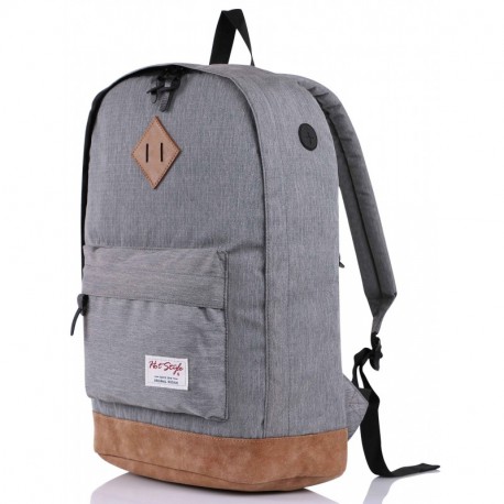 Mochila Escolares HotStyle 936 Plus de 26 Liters – con Espacio para portátiles de hasta 15,6 Pulgadas - Gris