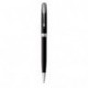 Parker Sonnet - Bolígrafo lacado en negro mate, con adorno acabado en paladio y punta media, en estuche 