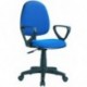 Adec - Silla escritorio giratoria despacho o estudio Danfer, medidas 61x55x109 cm, color Azul