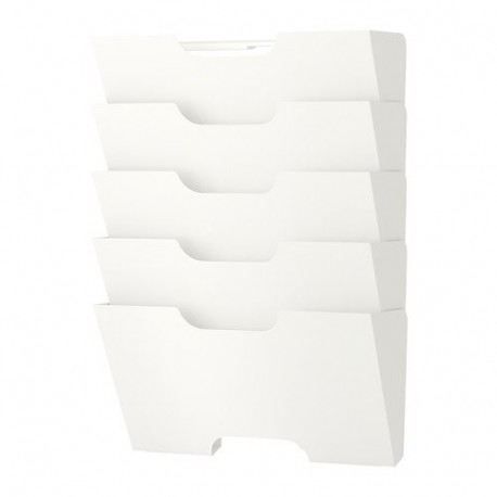 IKEA KVISSLE - revistero de pared, blanco