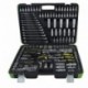 JBM 52840 - Pack de 216 Piezas con Vasos hexagonales en Estuche Cromado Color Negro