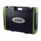 JBM 52840 - Pack de 216 Piezas con Vasos hexagonales en Estuche Cromado Color Negro