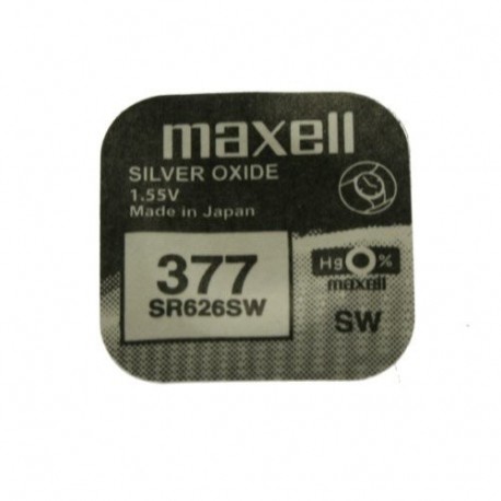 MAXELL SR626SW - 377 - Pila de Óxido de Plata - PACK DE 10 UNIDADES - ENVÍO GRATIS!