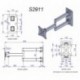 RICOO Soporte Monitor de Pared para TV pequena y Pantalla PC de Ordenador S2911 Mueble para televisores Brazo Colgante Inclin