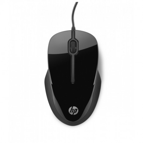 HP X1500 - Ratón con cable 3 botones, óptico, USB , negro
