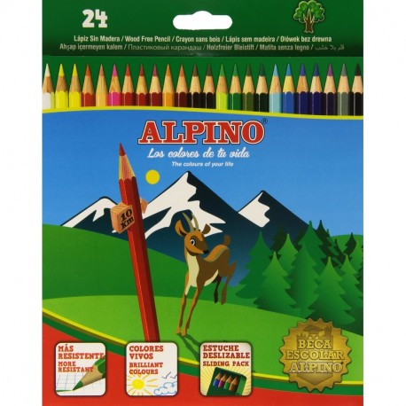 Alpino AL010658 - Estuche 24 lápices