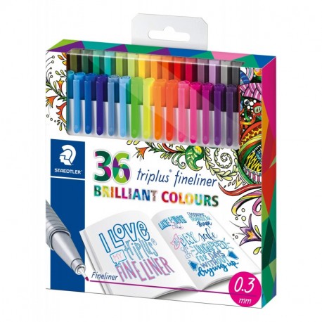 Staedtler 334 C36JB - Pack de 36 rotuladores, multicolor