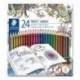 Staedtler Noris 185 C24. Lápices de colores ecológicos. Caja de 24 unidades.