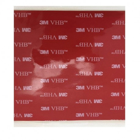 3M VHB 5952 Heavy Duty cinta de montaje Negro de Espuma Acrílica Doble cinta adhesiva de doble cara | Tamaño : 10 cm x 10 cm 