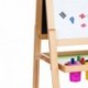 Leomark Deluxe Pizarra Infantil 2 En 1 Pizarra Para Pintar Pizarra Magnética De Madera Tablero De Dibujo Educación Junta Band