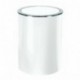 Gedy Clap - Cubo con tapa basculante de 5 litros color blanco